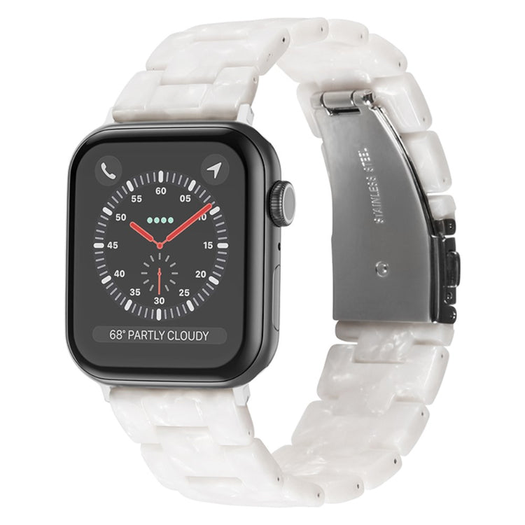 Mega komfortabel Apple Watch Series 7 45mm  Urrem - Hvid#serie_4