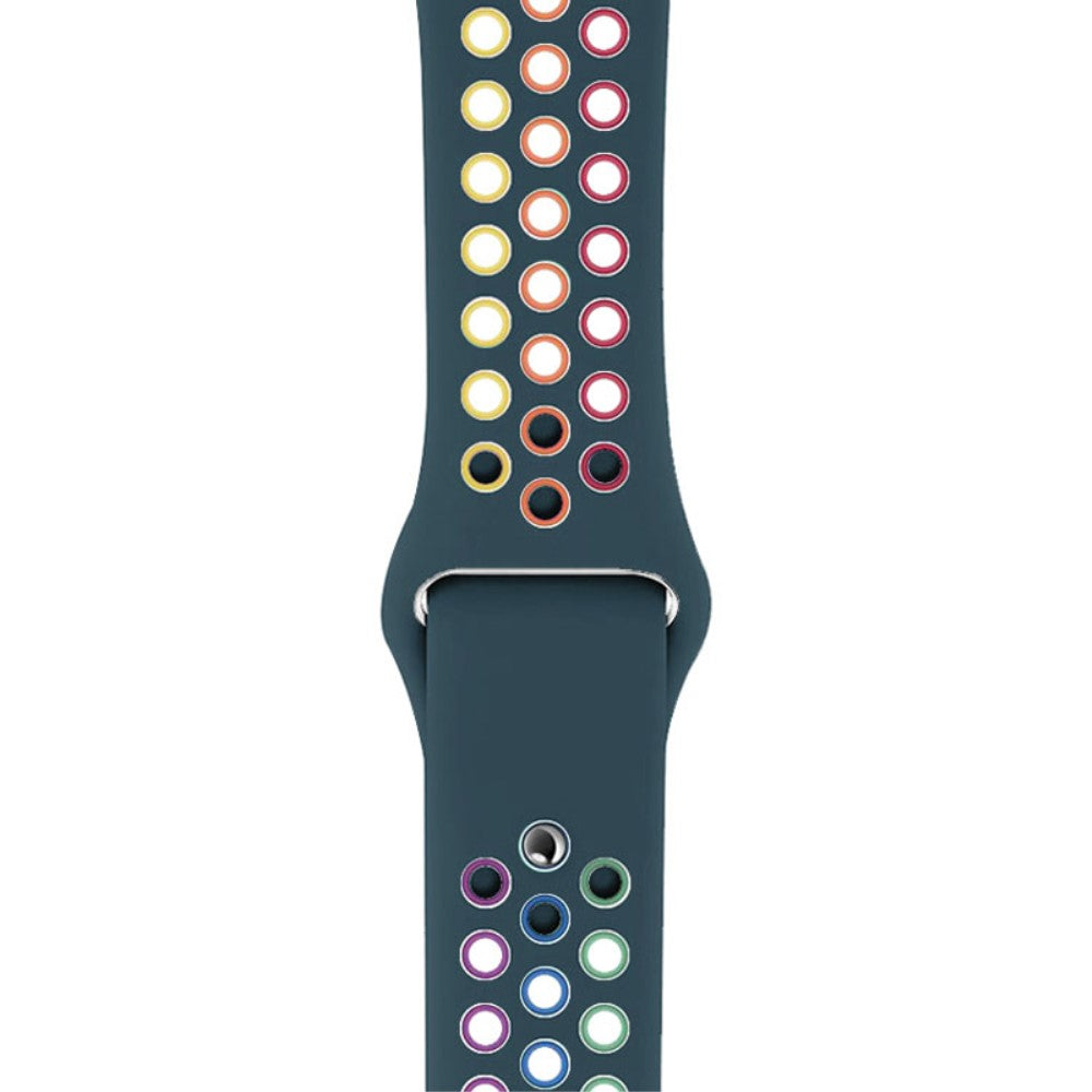 Meget fed Apple Watch Series 7 45mm Silikone Urrem - Grøn#serie_1