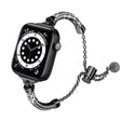 Assolutamente Buono Apple Watch Series 7 45mm Metallo E Strass Cinturino