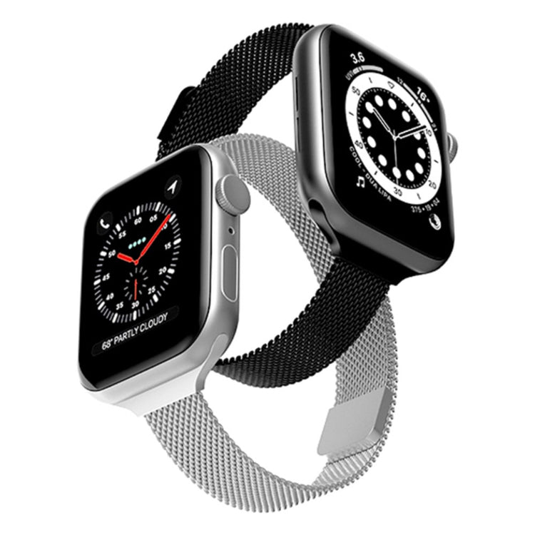 Helt vildt smuk Apple Watch Series 7 45mm Metal Urrem - Sølv#serie_1