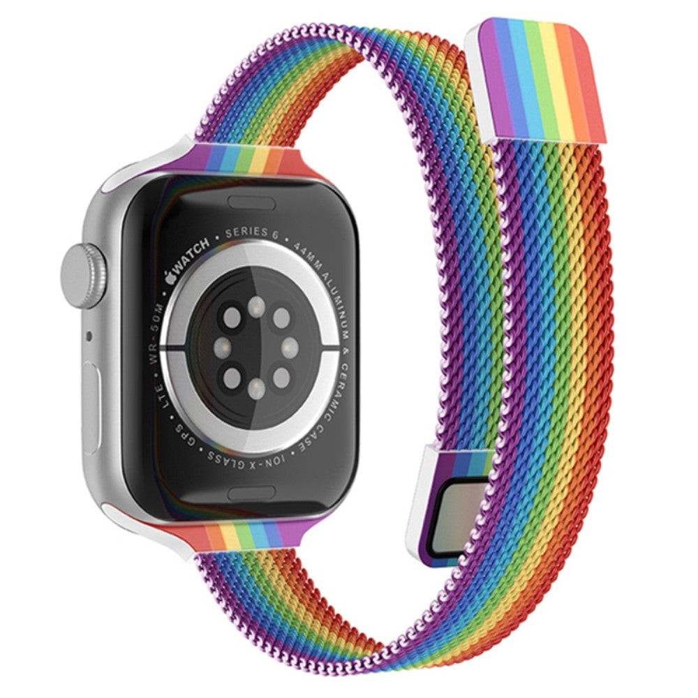 Meget godt Apple Watch Series 7 45mm Metal Rem - Flerfarvet#serie_3