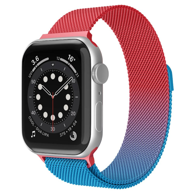 Helt vildt smuk Apple Watch Series 7 45mm Metal Urrem - Flerfarvet#serie_1