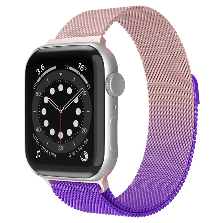 Helt vildt smuk Apple Watch Series 7 45mm Metal Urrem - Flerfarvet#serie_5