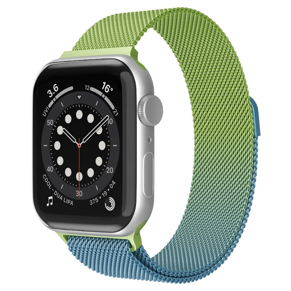 Helt vildt smuk Apple Watch Series 7 45mm Metal Urrem - Flerfarvet#serie_8