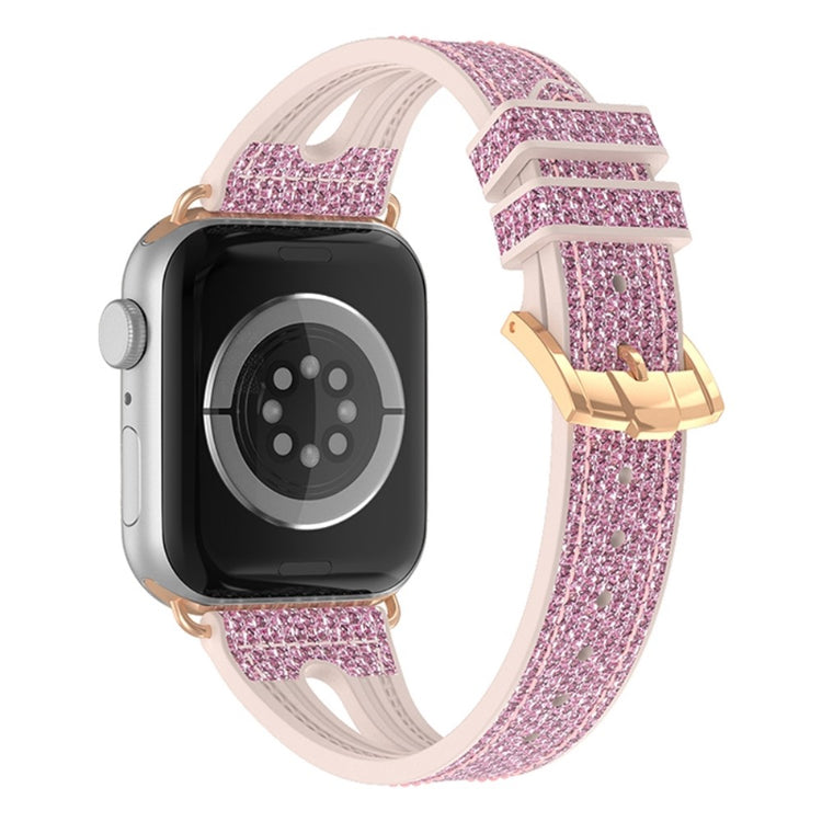 Super slidstærk Universal Apple Silikone Rem - Pink#serie_1