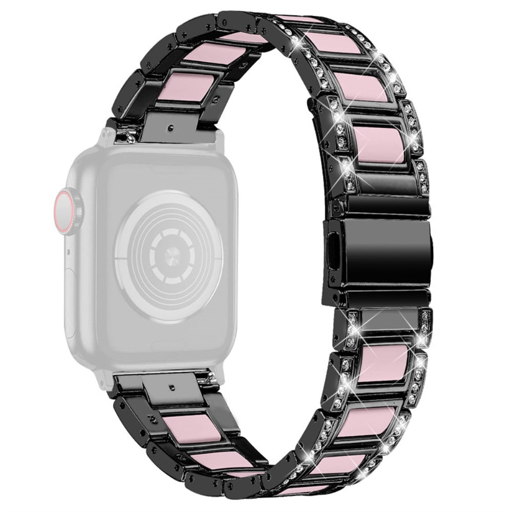 Helt vildt fint Universal Apple Metal og Rhinsten Rem - Pink#serie_4