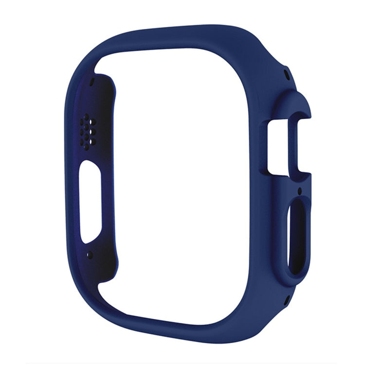 Apple Watch Ultra Plastik Cover med Skærmbeskytter og Hærdet Glas - Blå#serie_14
