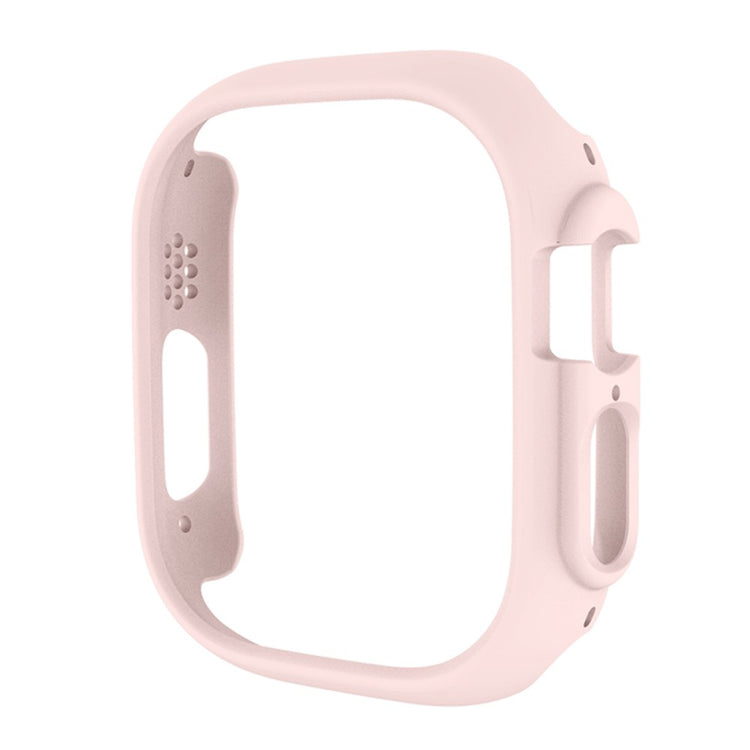 Apple Watch Ultra Plastik Cover med Skærmbeskytter og Hærdet Glas - Pink#serie_6