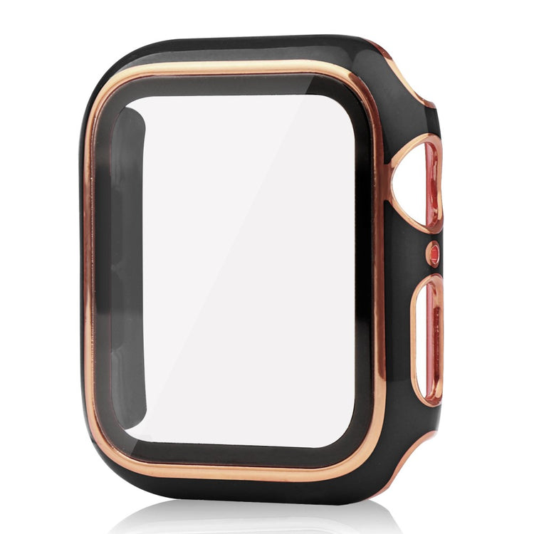 Mega Fed Apple Watch Ultra Cover med Skærmbeskytter i Plastik og Hærdet Glas - Sort#serie_2