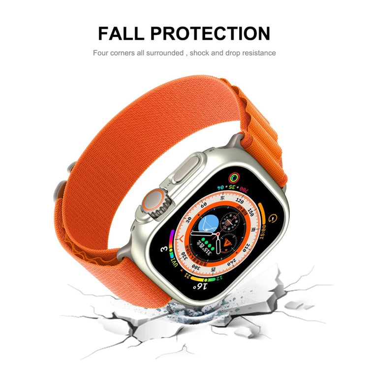 Apple Watch Ultra Plastik Cover med Skærmbeskytter - Sort#serie_2