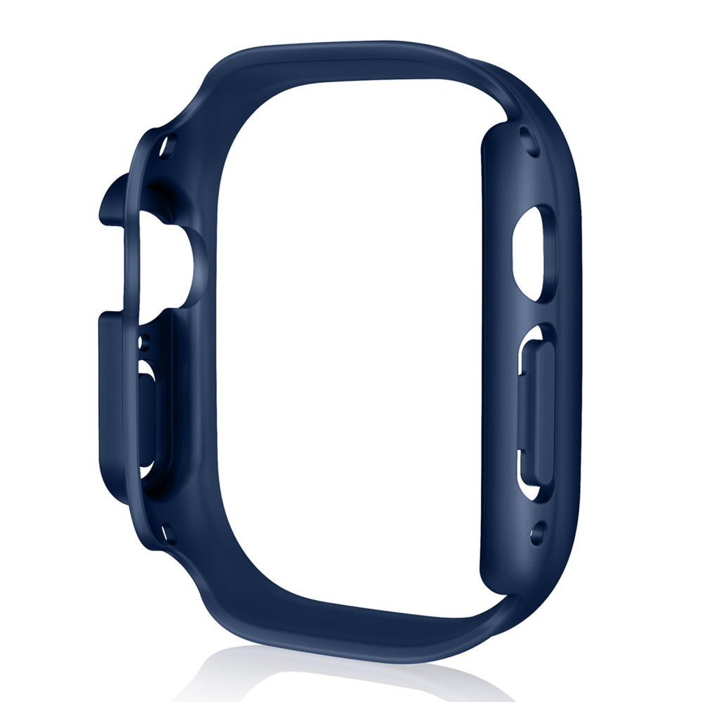 Beskyttende Apple Watch Ultra Cover med Skærmbeskytter i Plastik og Hærdet Glas - Pink#serie_16