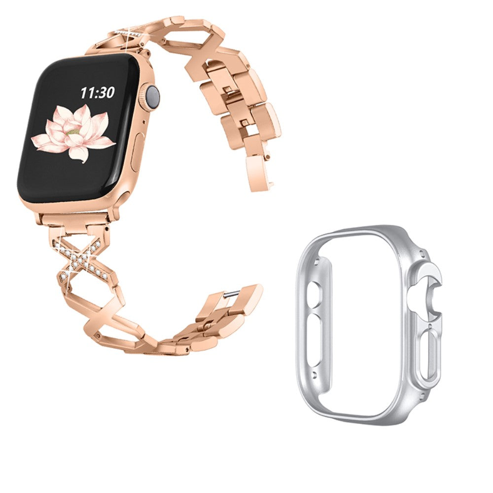 Apple Watch Ultra Metal Rem med Cover - Pink#serie_4