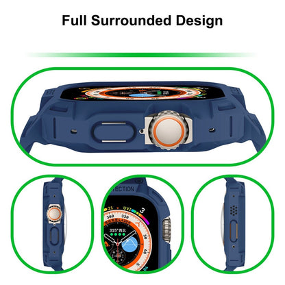 Meget sejt Apple Watch Ultra Silikone Rem - Sølv#serie_3