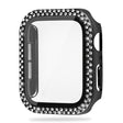 Assolutamente Alla Moda Apple Watch Series 8 (41mm) / Apple Watch Series 7 41mm Universali Cover con Protezione schermo in Vetro, Plastica e Strass