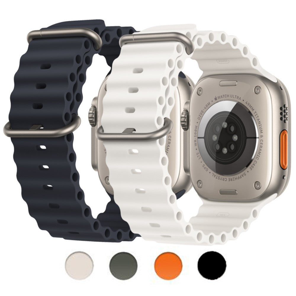 Super sejt Universal Apple Silikone Rem - Sort#serie_2