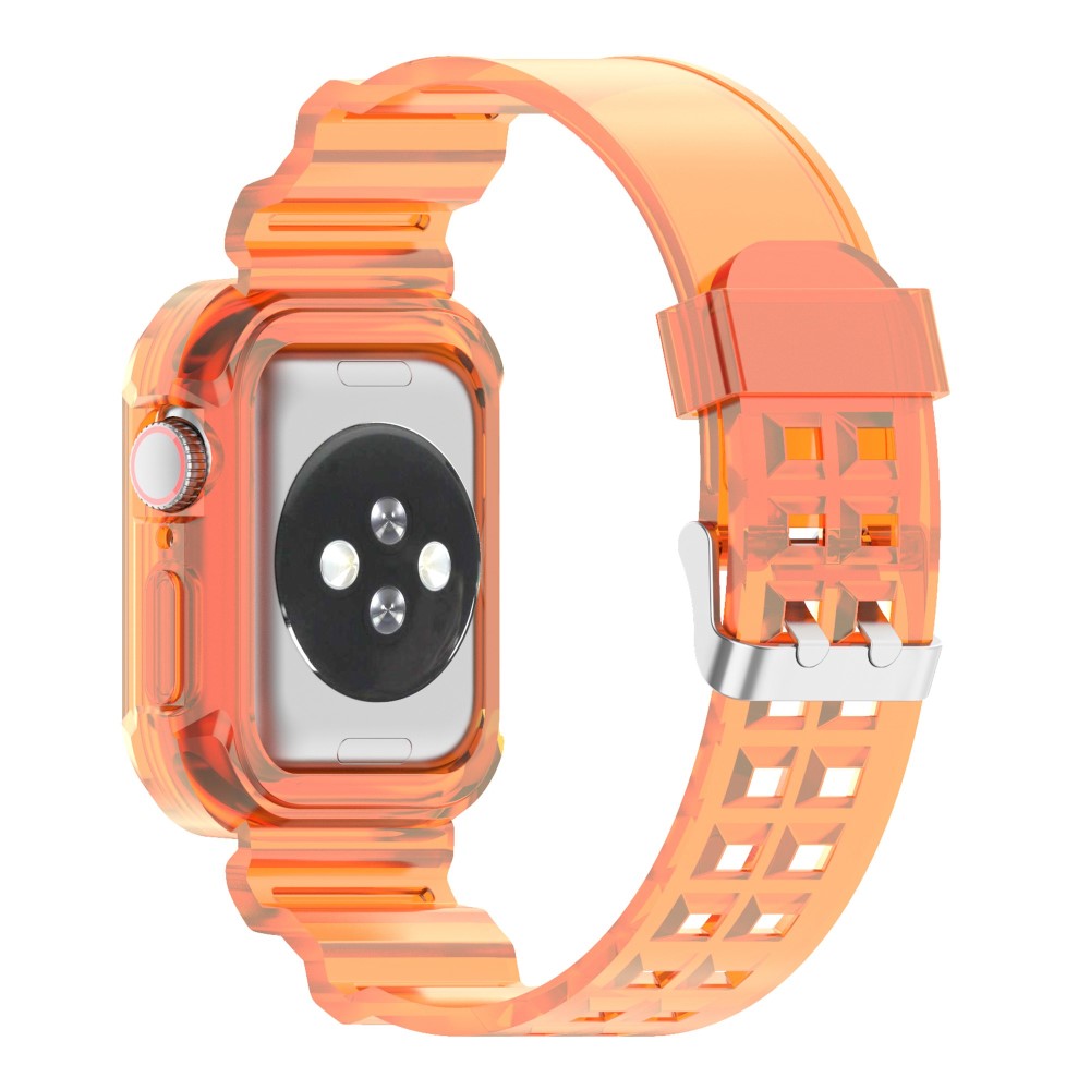 Rigtigt fint Universal Apple Silikone Rem - Orange#serie_3