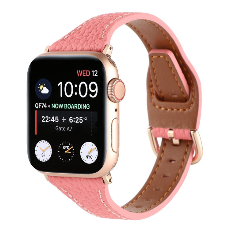 Super fed Universal Apple Ægte læder Rem - Pink#serie_4