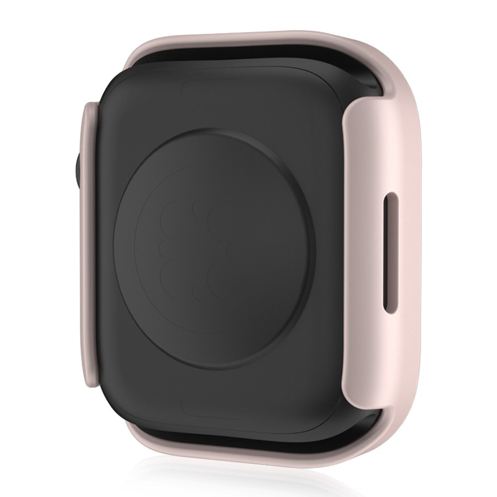 Mega Flot Apple Watch Series 8 (41mm) / Apple Watch Series 7 41mm Cover med Skærmbeskytter i Plastik og Hærdet Glas - Pink#serie_3