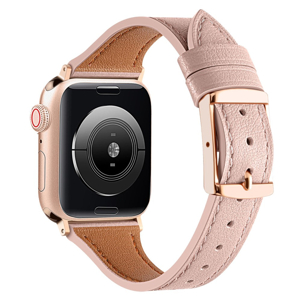 Smuk Universal Apple Ægte læder Rem - Pink#serie_6