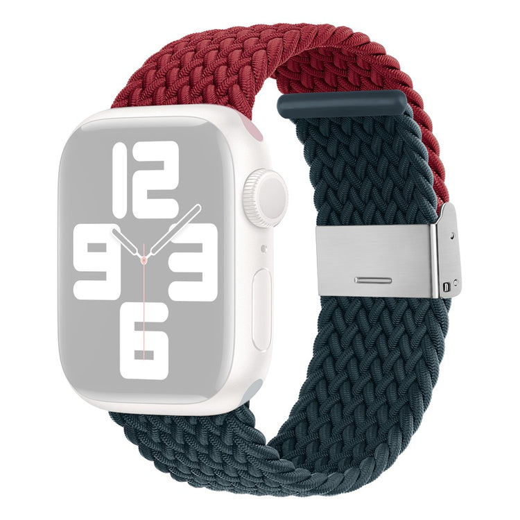 Tidsløst Nylon Universal Rem passer til Apple Smartwatch - Blå#serie_1