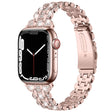 Molto Piacevole Apple Smartwatch Metallo E Strass Universali Cinturino