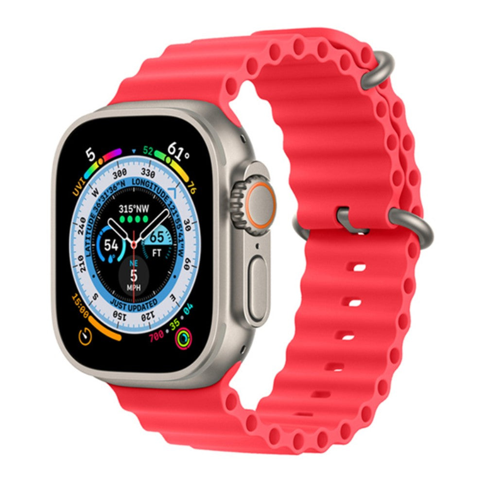 Vildt kønt Universal Apple Silikone Rem - Rød#serie_6