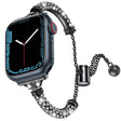Elegante Apple Smartwatch Metallo E Strass Universali Cinturino