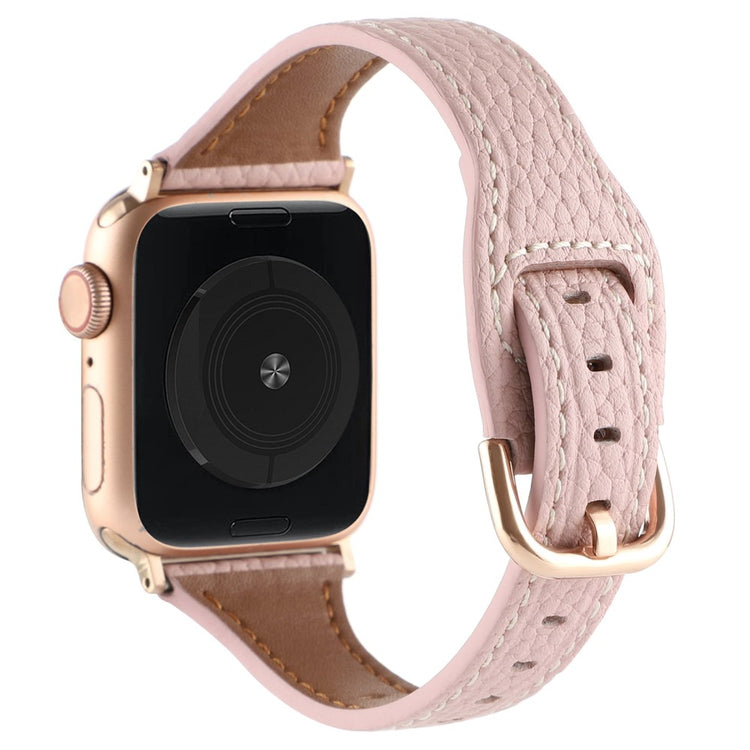 Meget cool Universal Apple Ægte læder Rem - Pink#serie_3