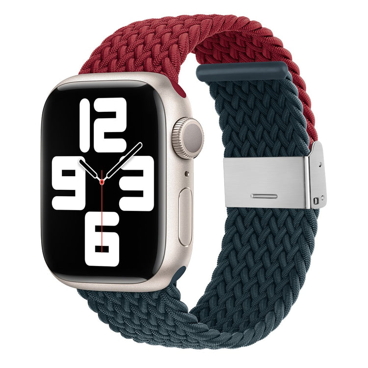 Glimrende Nylon Universal Rem passer til Apple Smartwatch - Blå#serie_1