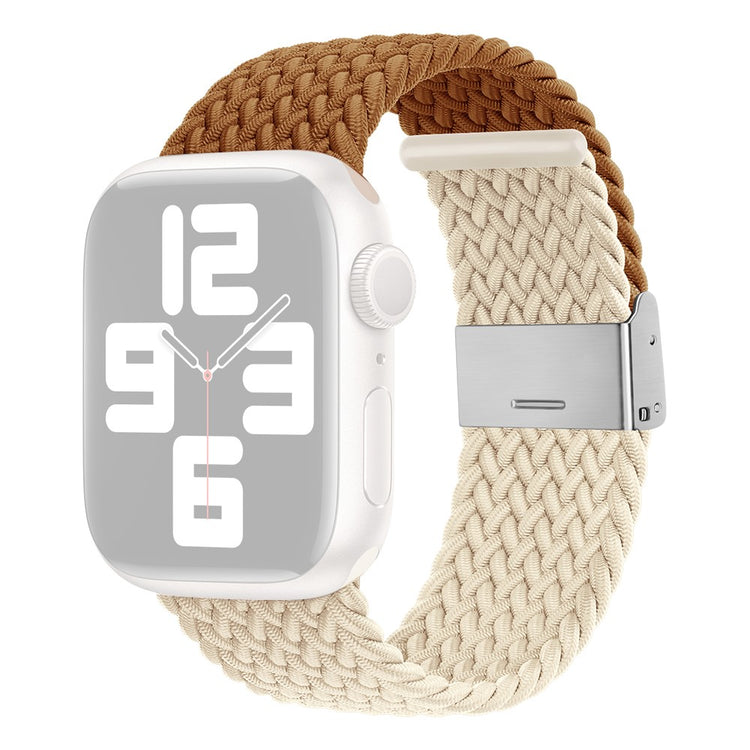 Glimrende Nylon Universal Rem passer til Apple Smartwatch - Brun#serie_11