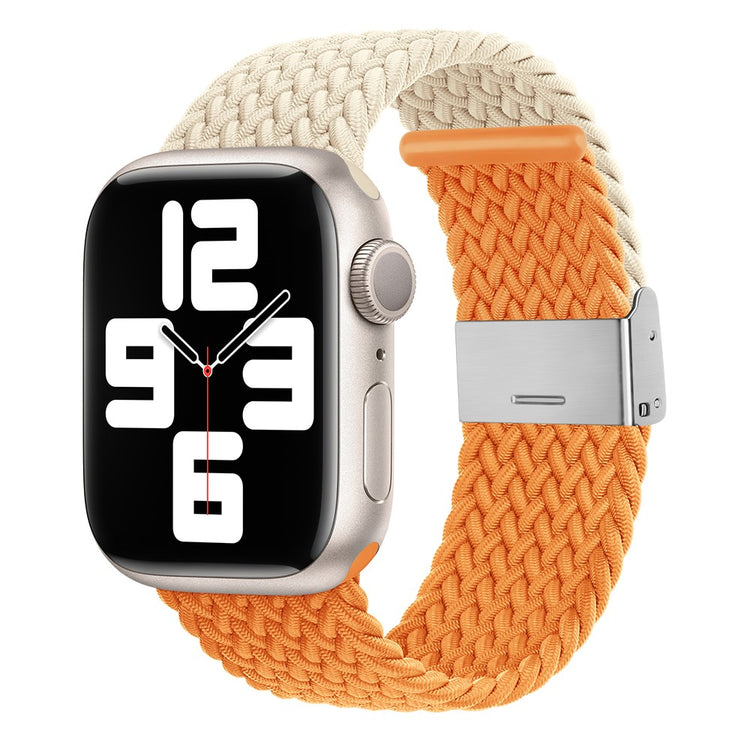 Glimrende Nylon Universal Rem passer til Apple Smartwatch - Orange#serie_13