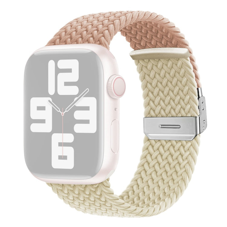 Glimrende Nylon Universal Rem passer til Apple Smartwatch - Pink#serie_9