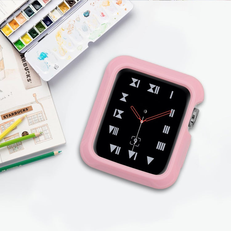 Fed Apple Watch Series 1-3 42mm Silikone Cover - Pink#serie_2