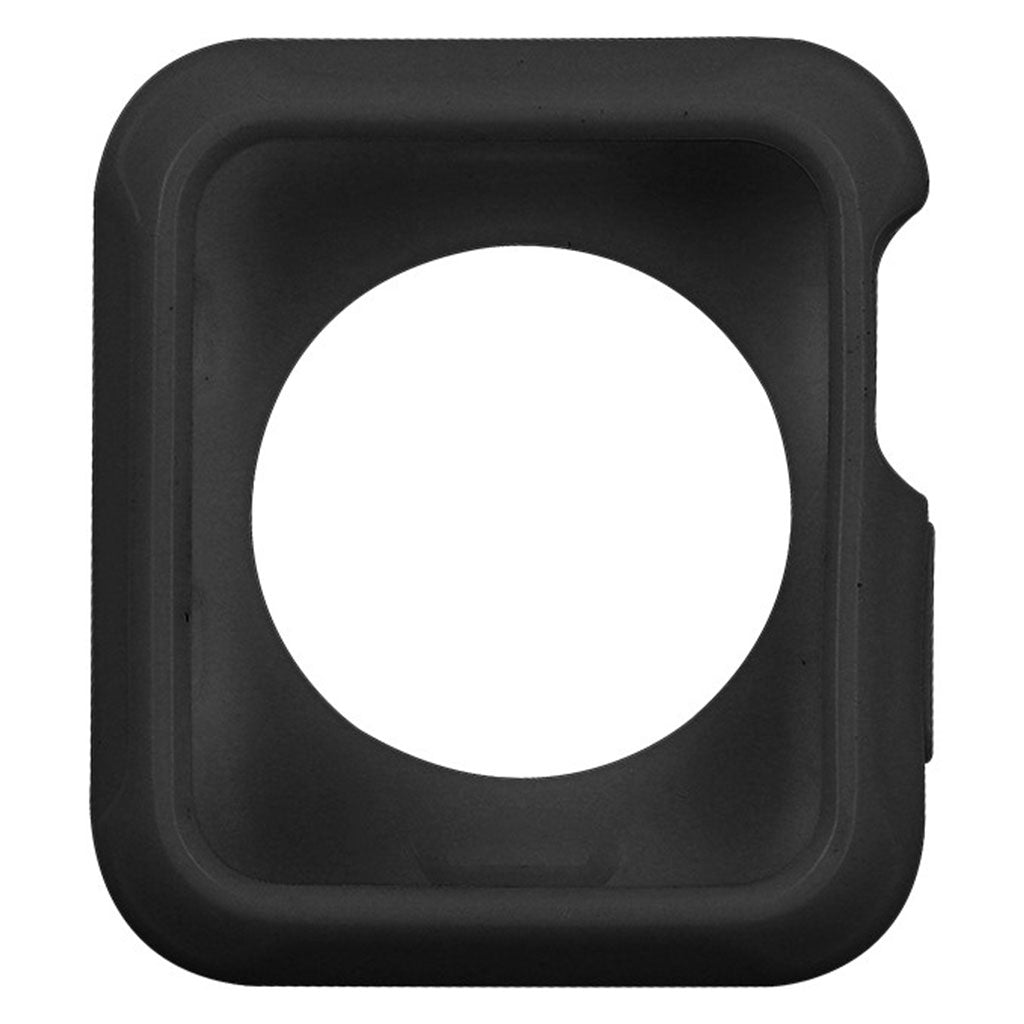 Fed Apple Watch Series 1-3 42mm Silikone Cover - Sort#serie_3