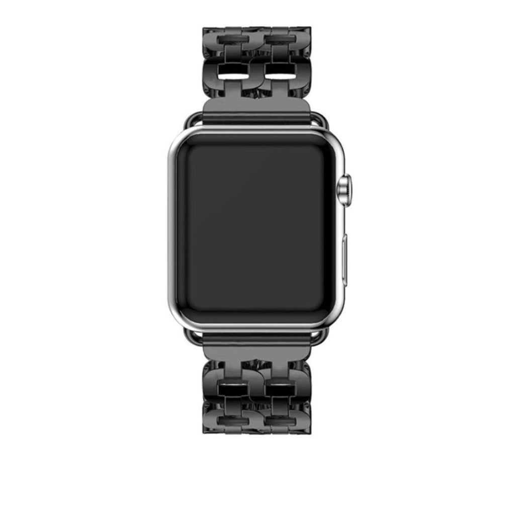 Vildt elegant Apple Watch Series 1-3 42mm Metal Rem - Sort#serie_1