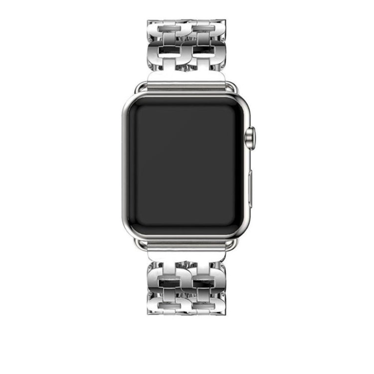 Vildt elegant Apple Watch Series 1-3 42mm Metal Rem - Sølv#serie_2