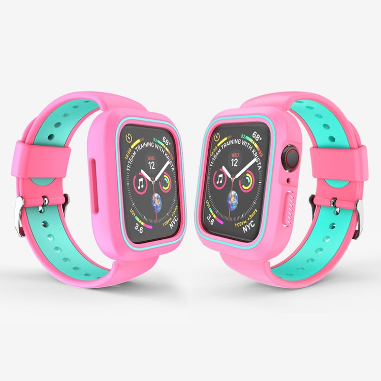 Vildt kønt Apple Watch Series 1-3 42mm Silikone Rem - Pink#serie_6