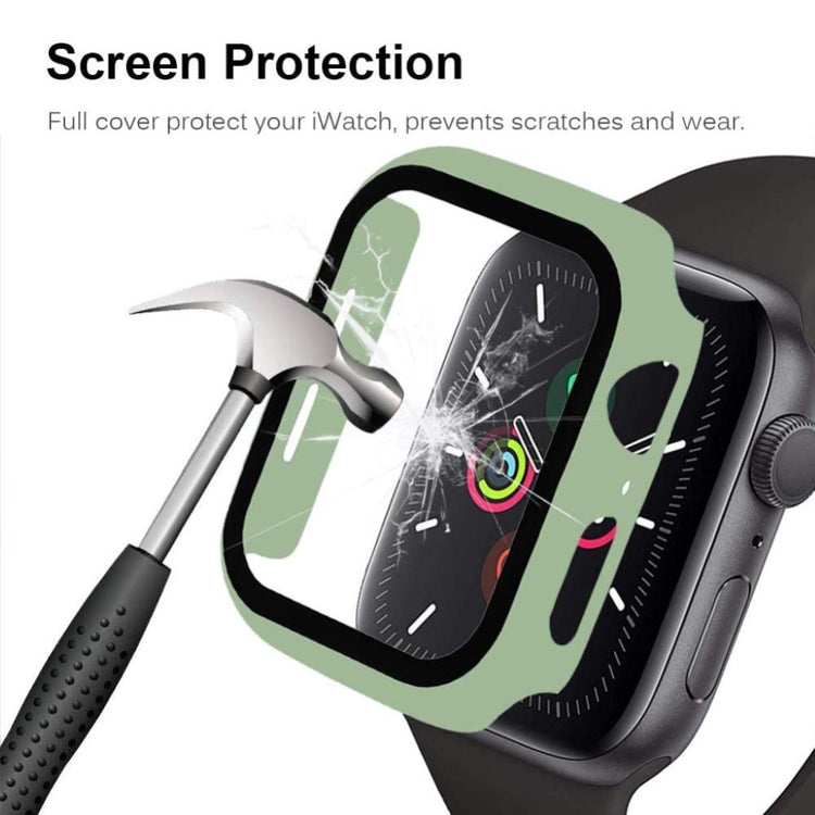 Apple Watch Series 1-3 42mm Holdbar Plastik Bumper  - Grøn#serie_8