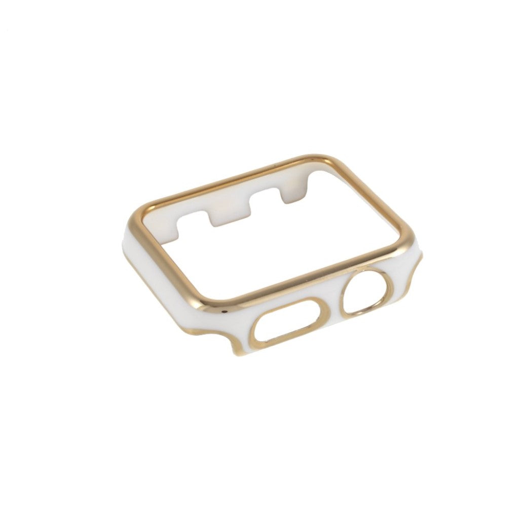 Apple Watch Series 1-3 42mm Stilfuld Plastik Bumper  - Guld#serie_1