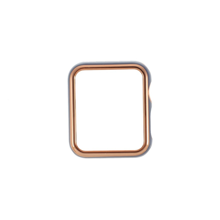 Apple Watch Series 1-3 42mm Stilfuld Plastik Bumper  - Guld#serie_4