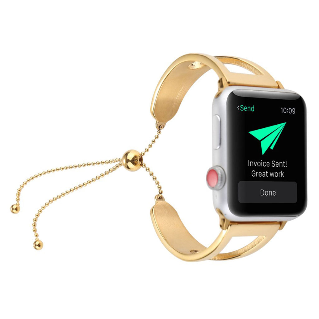 Vildt pænt Apple Watch Series 1-3 38mm Metal Rem - Guld#serie_1