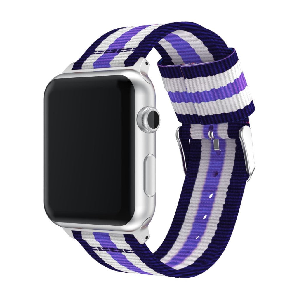 Meget hårdfør Apple Watch Series 1-3 38mm Nylon Rem - Flerfarvet#serie_1