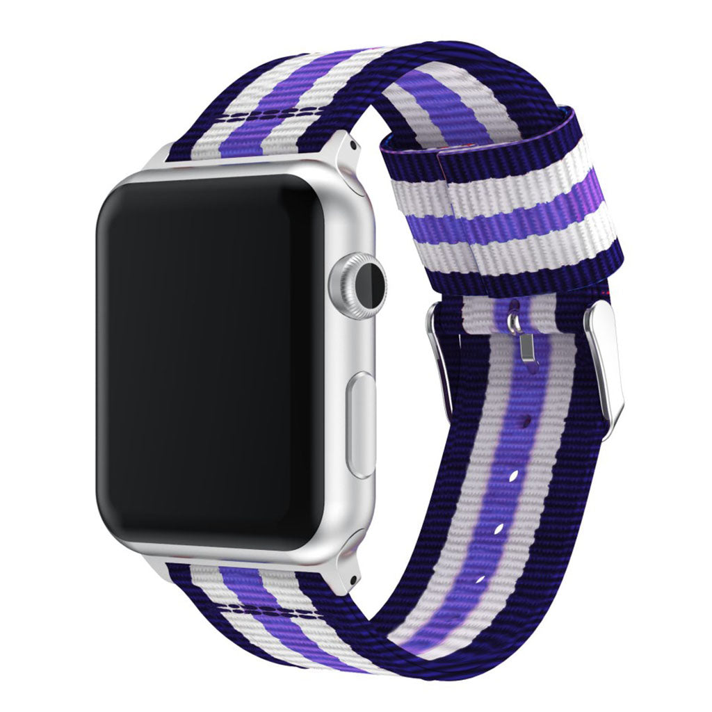 Meget hårdfør Apple Watch Series 1-3 38mm Nylon Rem - Flerfarvet#serie_1