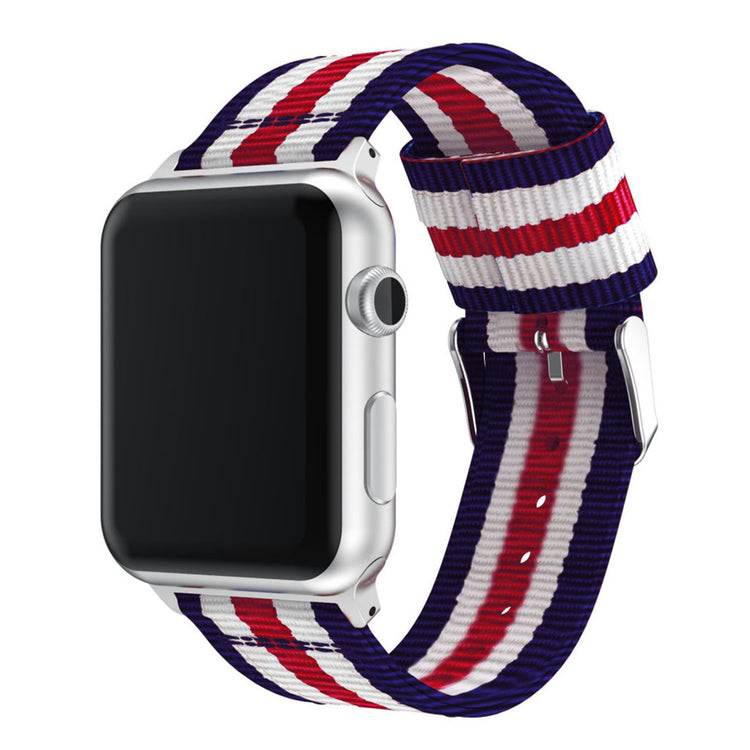 Meget hårdfør Apple Watch Series 1-3 38mm Nylon Rem - Flerfarvet#serie_7