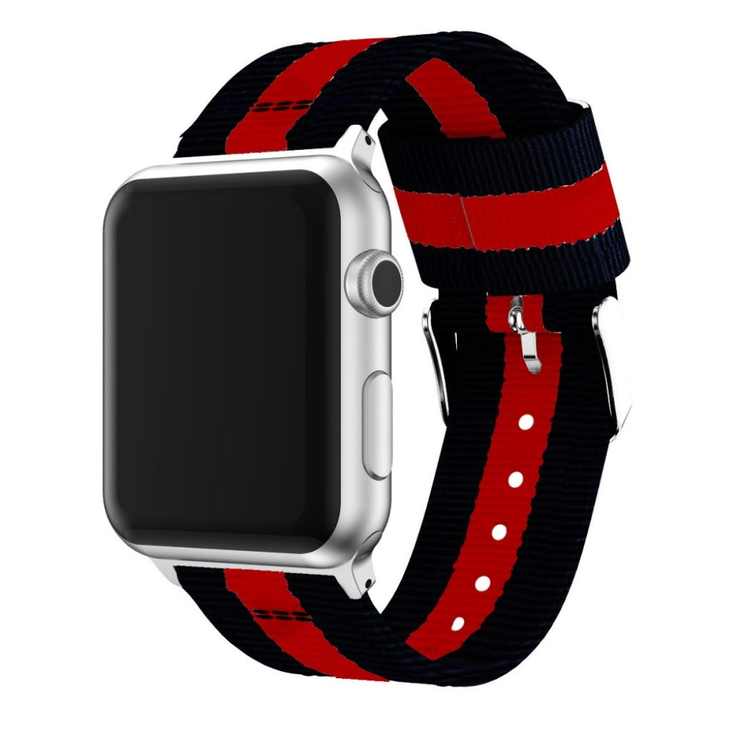 Meget hårdfør Apple Watch Series 1-3 38mm Nylon Rem - Flerfarvet#serie_8