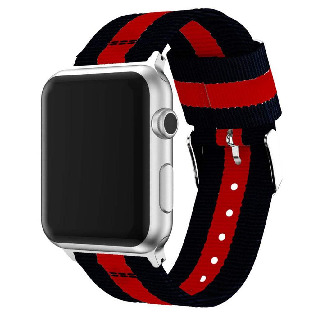 Meget hårdfør Apple Watch Series 1-3 38mm Nylon Rem - Flerfarvet#serie_8