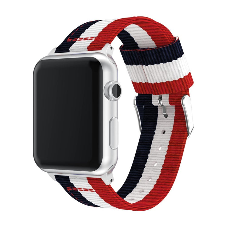 Meget hårdfør Apple Watch Series 1-3 38mm Nylon Rem - Flerfarvet#serie_9