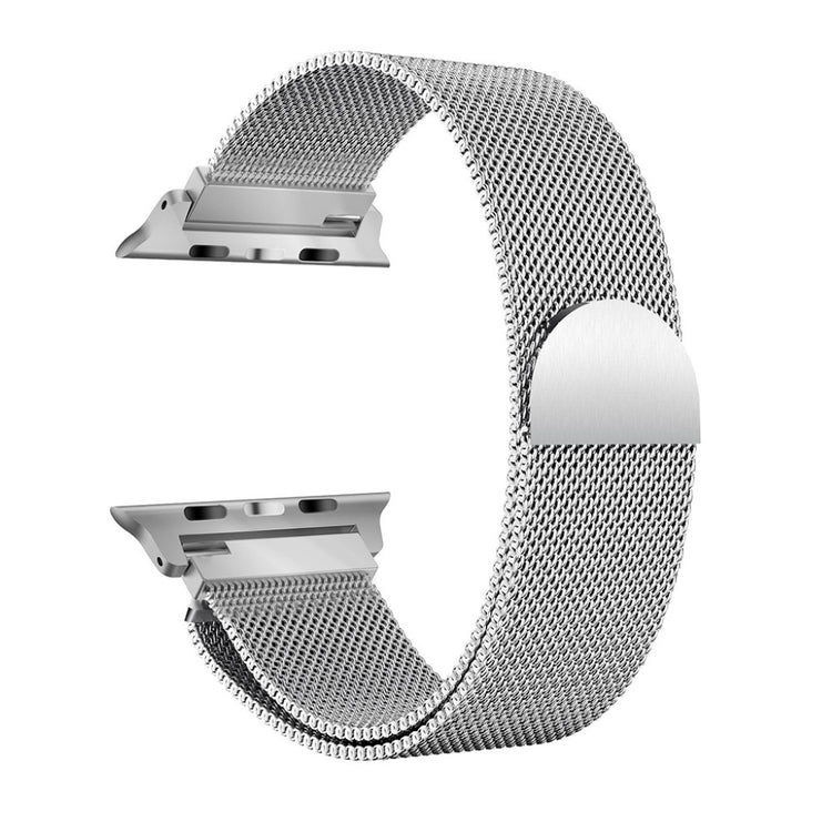 Meget kønt Apple Watch Series 1-3 38mm Metal Rem - Sølv#serie_034