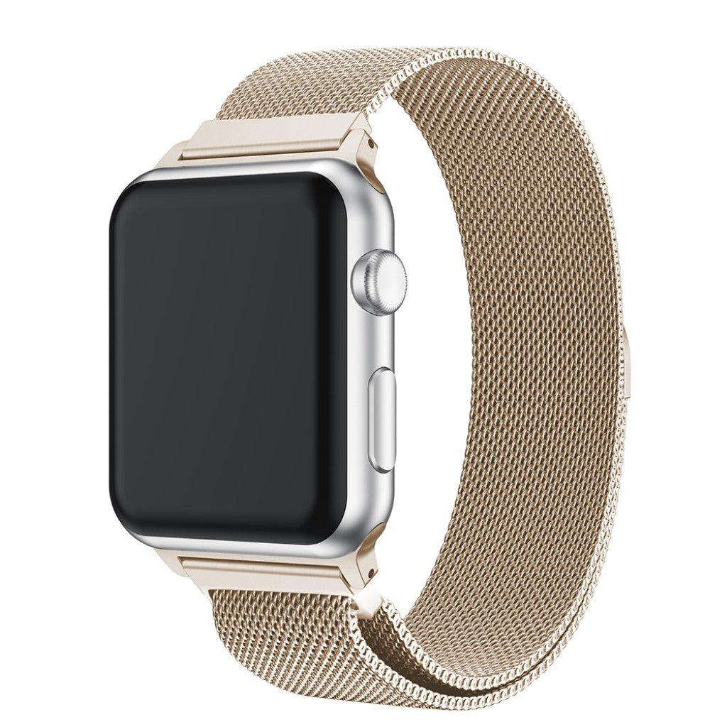 Komfortabel Apple Watch Series 1-3 38mm Metal Rem - Beige#serie_5