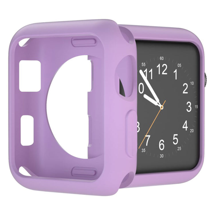 Vildt Fed Apple Watch Series 1-3 38mm Silikone Cover - Lilla#serie_13